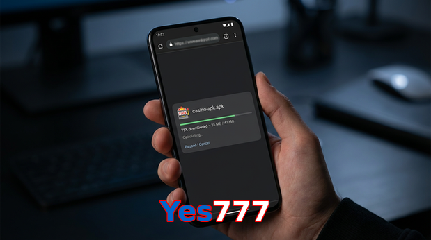 Main screen of Yes777 apk page for PK players
