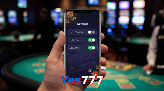 Game list for Yes777 app section