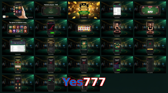 Main screen of Yes777 bet page for PK players