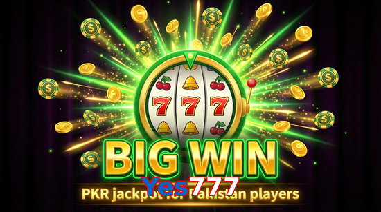 Big win animation on Yes777 slot game