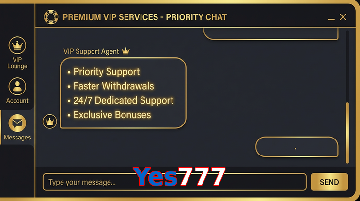 Payment and PKR controls in Yes777